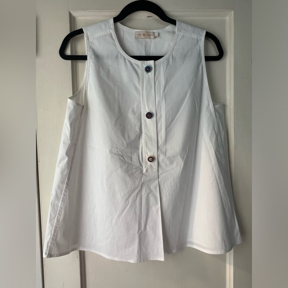 Tory Burch Crisp Cotton Poplin Tunic 4 - Picture 10 of 11